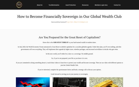 How to Become Financially Free in Our Global Wealth Club ...