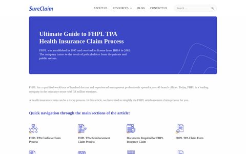 FHPL TPA Health Insurance Claim Process | SureClaim