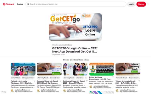 GETCETGO LOGIN Online - CET/ Neet App ... - Pinterest