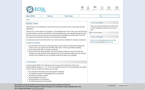 ECDL Core | ECDL Website