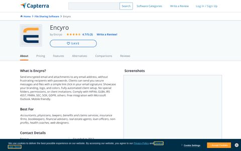 Encyro Reviews and Pricing - 2020 - Capterra
