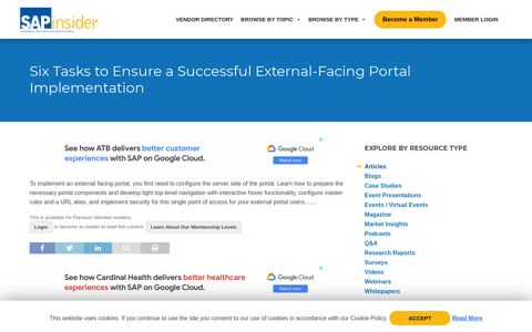 Six Tasks to Ensure a Successful External-Facing Portal ...