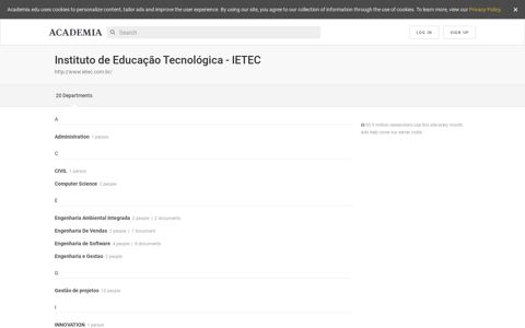 Instituto de Educação Tecnológica - IETEC - Academia.edu