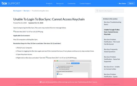 Unable To Login To Box Sync: Cannot Access Keychain – Box ...