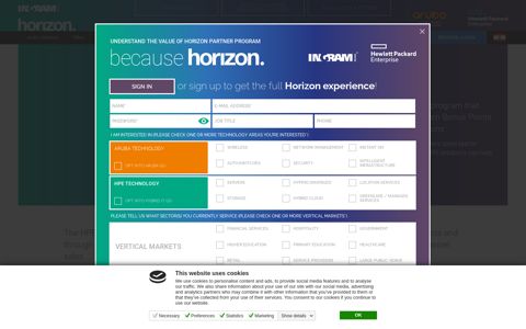 Horizon Portal - HPE Engage & Grow - Ingram Horizon
