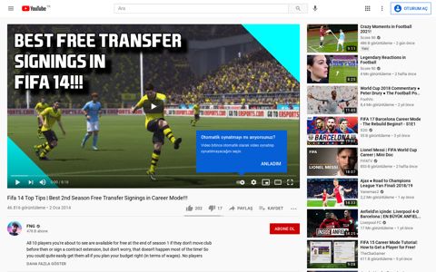 Fifa 14 Top Tips | Best 2nd Season Free Transfer ... - YouTube