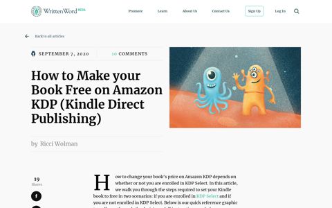 How to Make your Book Free on Amazon KDP (Kindle Direct ...