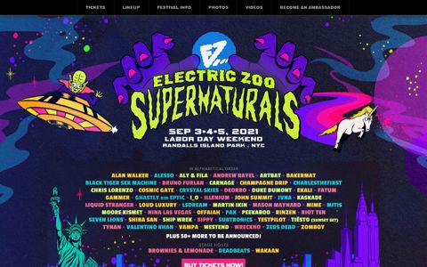 Electric Zoo - New York's Premiere Electronic Music Festival