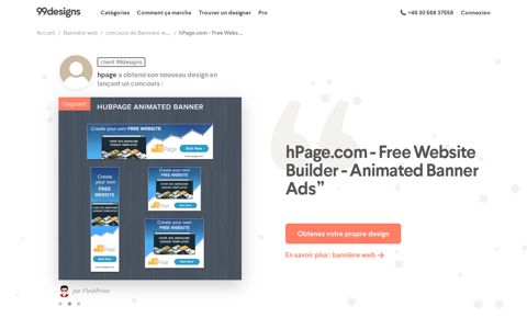 Hpage.com - free website builder - animated banner ads ...