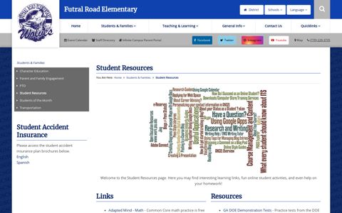 Student Resources - Futral Road Elementary