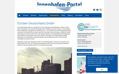 EUclaim Deutschland GmbH - Innenhafen-Portal