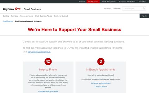 Small Business Support & Assistance | KeyBank