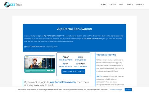 Aip Portal Eon Avacon - Find Official Portal - CEE Trust