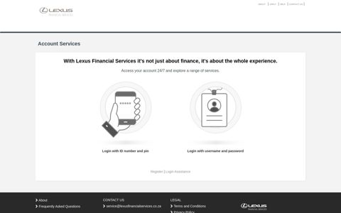 Lexus Financial Services - Account Services