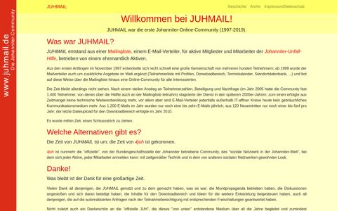 JUHMAIL - Die Johanniter-Community