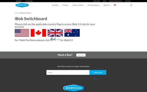 iBob Switchboard | Bobrick