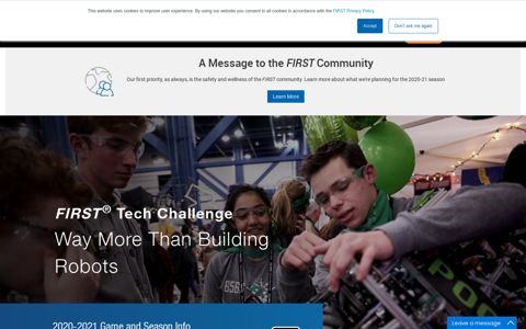 FIRST Tech Challenge | FIRST