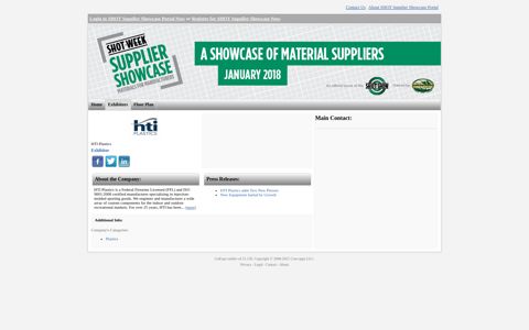 SHOT Supplier Showcase Portal - HTI Plastics