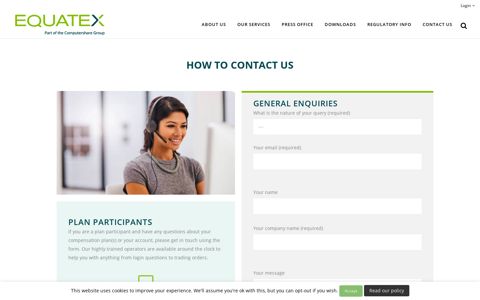 Contact Us - Equatex