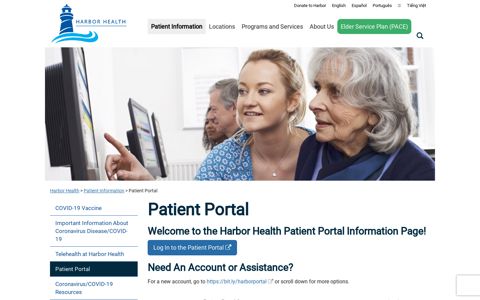Patient Portal | Community Health Services | Harbor Health ...