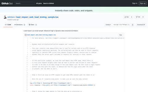 Load Impact Lua script sample: Advanced login w dynamic ...
