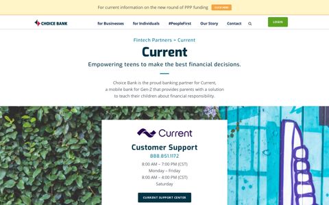 Fintech Partners - Current - Choice Bank