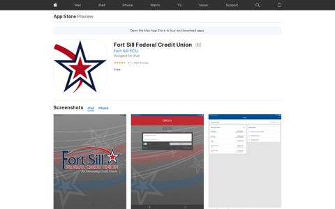 ‎Fort Sill Federal Credit Union on the App Store