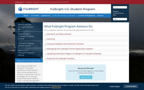 Fulbright Program Advisers - Fulbright Student Program