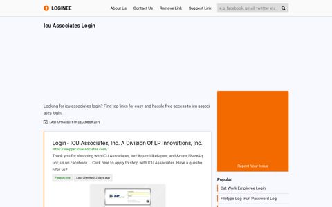 Icu Associates Login - loginee.com logo loginee