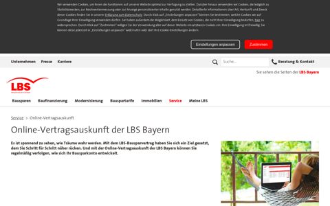 Online-Vertragsauskunft | LBS Bayern