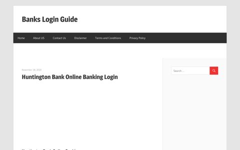 Huntington Bank Online Banking Login and Sign In Process