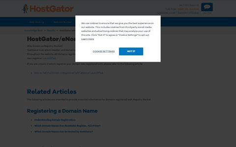 HostGator/eNom Domain Registration | HostGator Support