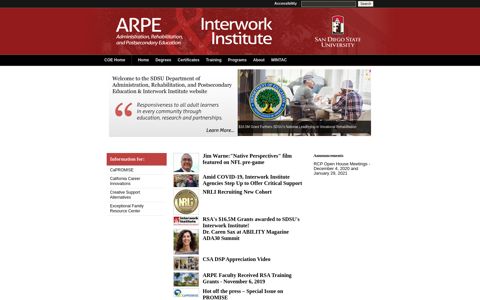 Interwork Institute: ARPE