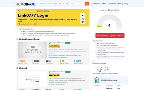Link0777 Login - A database full of login pages from all over ...