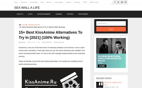 10 Best KissAnime.ru Alternatives (100% Working)