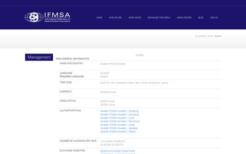 Sweden (IFMSA-Sweden) - IFMSA Exchange Portal