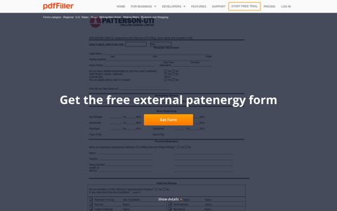 External Patenergy - Fill Online, Printable, Fillable, Blank ...