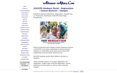 KUCCPS Students Portal - Registration - Course Revision ...