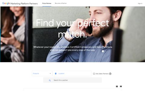 Find a Partner - Google Marketing Platform