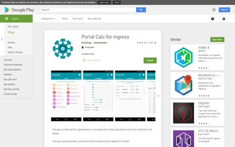 Portal Calc for Ingress - Apps on Google Play