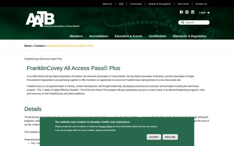 FranklinCovey All Access Pass© Plus | The American ... - AATB