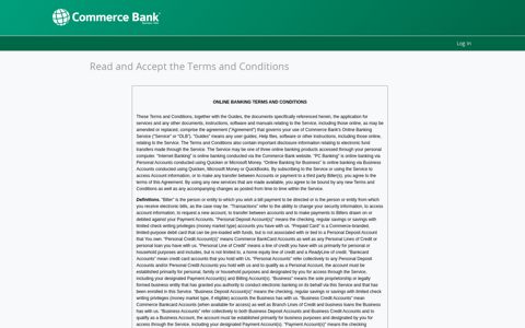 enrolled - Welcome to Online Banking | Commerce Bank