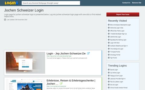 Jochen Schweizer Login - Loginii.com