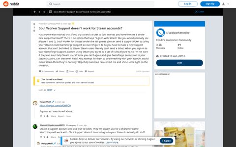 Soul Worker Support doesn't work for Steam accounts? - Reddit