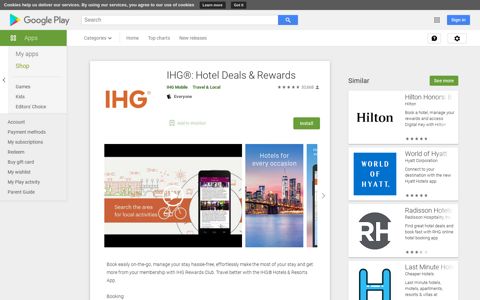 IHG®: Hotel Deals & Rewards - Apps on Google Play