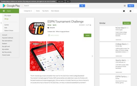 ESPN Tournament Challenge - Apps on Google Play