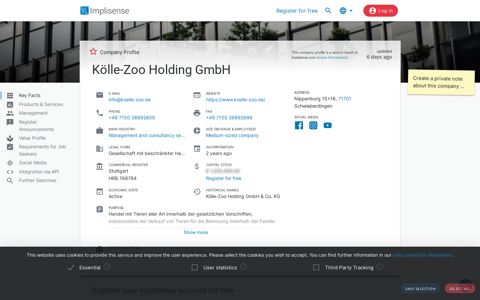 Kölle-Zoo Holding GmbH | Implisense
