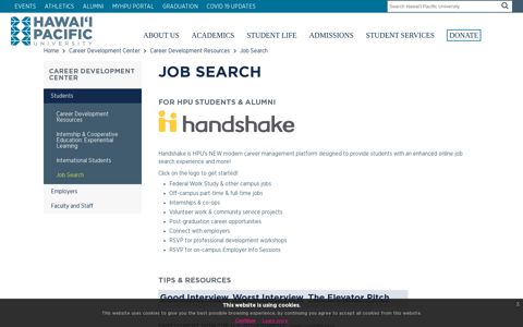 Job Search - Hawaii Pacific University