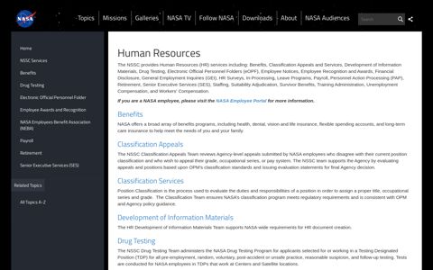 Human Resources - NASA Shared Services