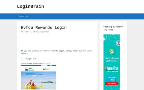 Hvfcu Rewards - Sign In - LoginBrain